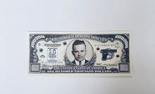 Load image into Gallery viewer, John Dillinger Fake 100,000 Bill
